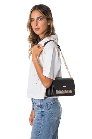 Borsa a spalla Romane - Nero