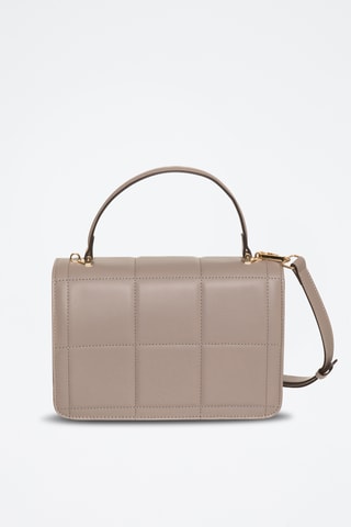 Borsa a tracolla in pelle Peline - Taupe