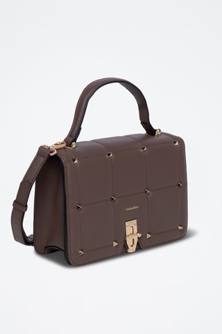 Borsa a tracolla in pelle Peline - Marrone