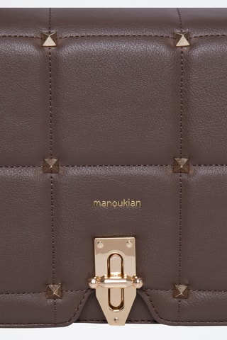 Borsa a tracolla in pelle Peline - Marrone