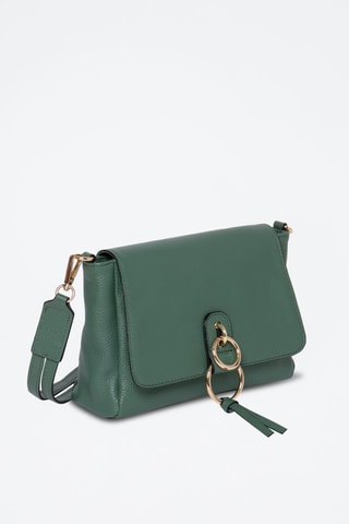Borsa a tracolla in pelle Sophia - Verde