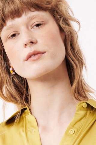 Orecchini Noema - Arancione e malva