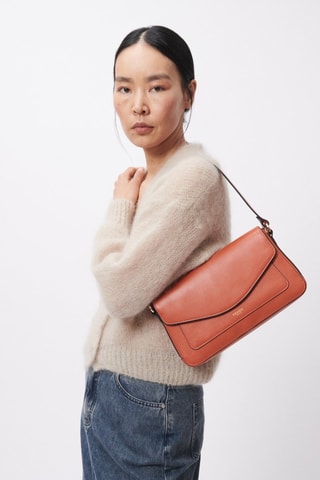 Borsa a spalla in pelle Fenely - Arancione