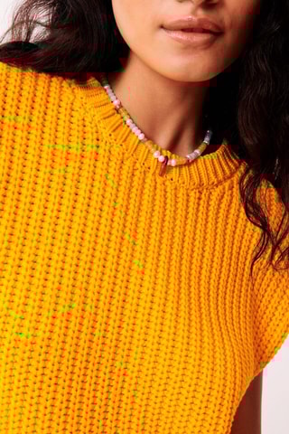 Collana Alixia - Bianco e giallo