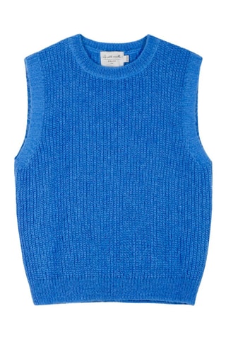 Gilet in lana Vina - Blu elettrico