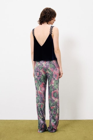 Pantaloni a vita alta Cary - Viola