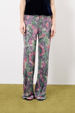 Pantaloni a vita alta Cary - Viola