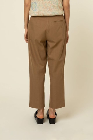 Pantaloni 7/8 a vita alta Badiallo - Cammello