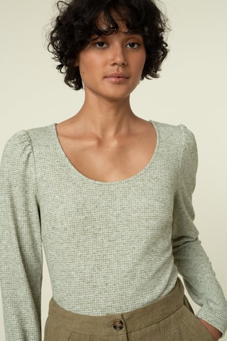 Pantaloni a vita alta Pelly - Verde oliva