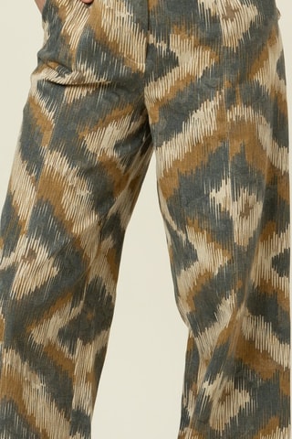 Pantaloni a vita alta Mani - Marrone