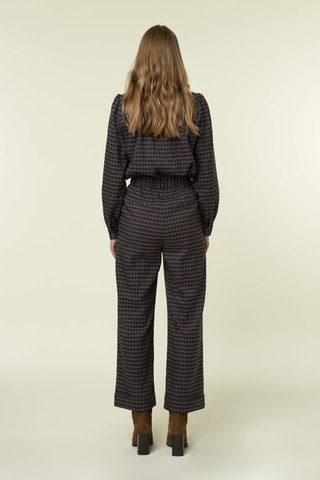 Pantaloni straight a vita Palmier - Nero