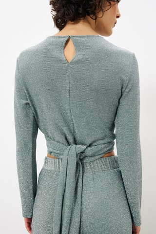 Crop top Abigail - Turchese