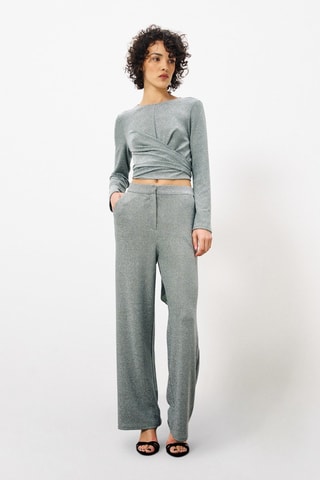 Crop top Abigail - Turchese