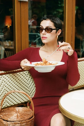 Abito a tubino Brigitte - Bordeaux