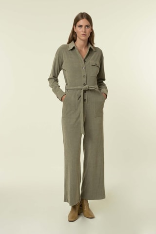 Tuta in velluto Talyssa - Kaki