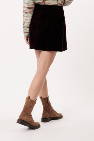 Gonna taglio dritto Theodora - Nero