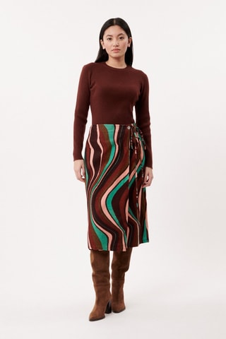 Gonna a portafoglio Ella - Marrone