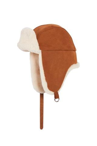 Nubuck Chapka - Camel