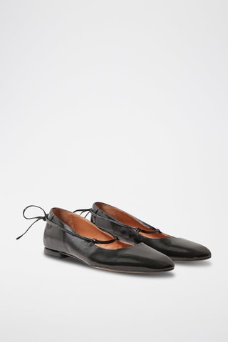 Lakleren Ballerina´s - Zwart