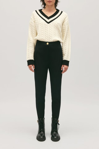 Broek Hoge Taille - Zwart