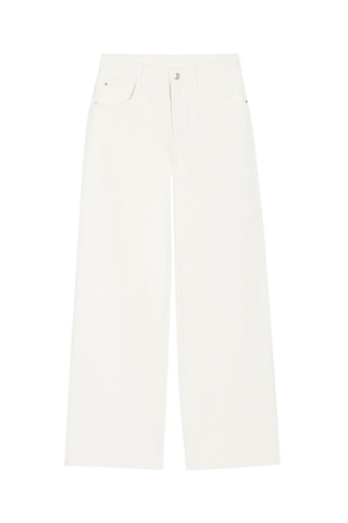 Wijde Jeans Wit