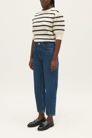 Jean taille haute - Bleu