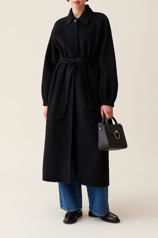 Manteau en laine - Noir