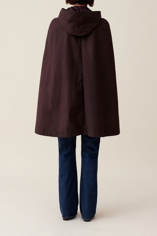 Cape met Capuchon - Donkerbruin