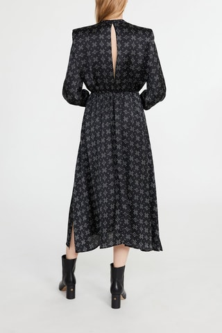 Robe trompe-l’œil - Noir