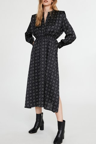 Robe trompe-l’œil - Noir