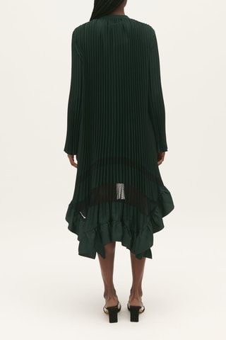 Plisséjurk - Groen