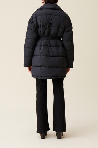 Gewatteerde Jas - Zwart