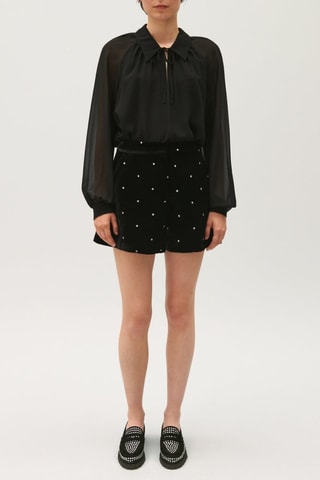 Velours Short - Zwart