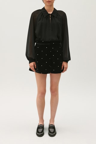 Velours Short - Zwart