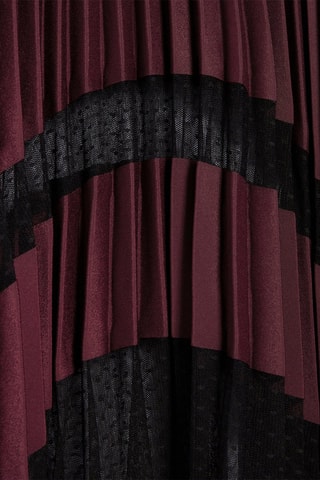 Plissérok - Bordeauxrood