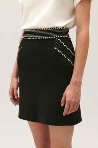 Rechte Rok - Marineblauw