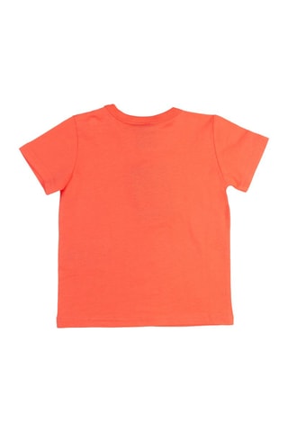 T-shirt et short - Corail et gris chiné