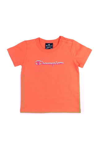 T-shirt et short - Corail et gris chiné