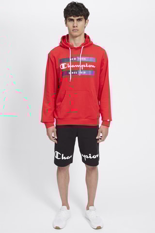 Sweat à capuche - Rouge