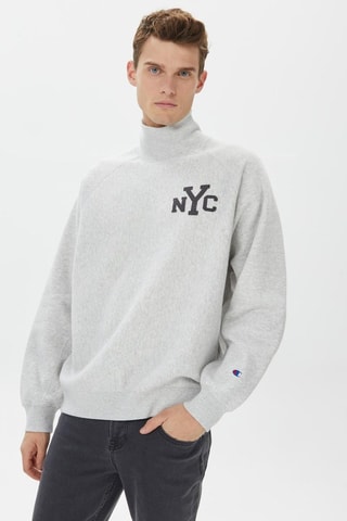 Sweat Yankess New York - Gris clair chiné