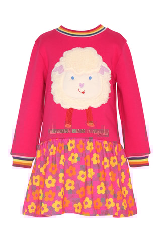 Robe trompe l’œil - Rose et blanc