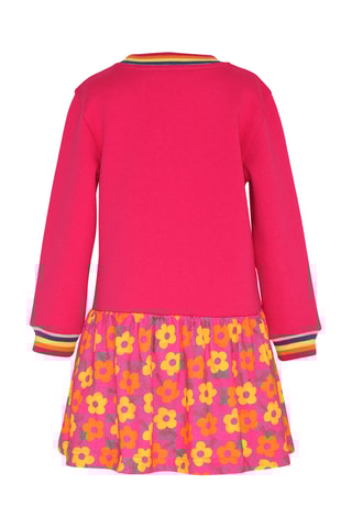 Robe trompe l’œil - Rose et blanc