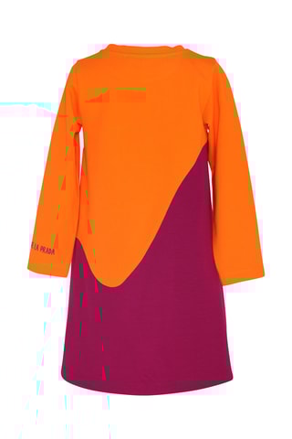 Robe t-shirt - Orange et violet