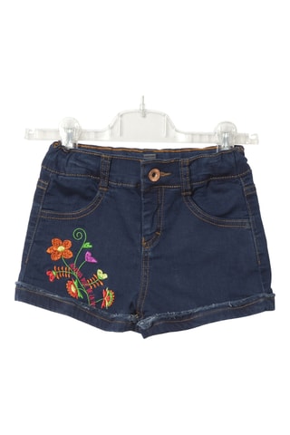 Short en jean - Bleu foncé