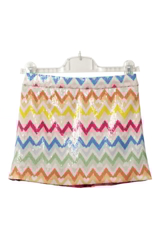 Minijupe - Blanc et rose