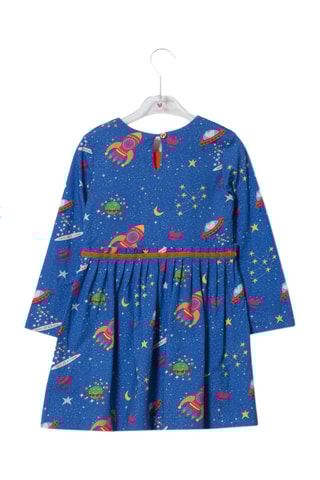 Robe - Bleu et rouge