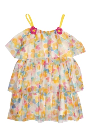 Abito con volant - Giallo