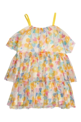 Abito con volant - Giallo