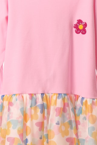 Abito effetto trompe-l’œil - Rosa