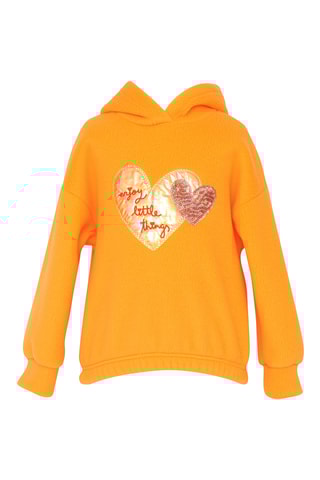 Sweat à capuche - Orange